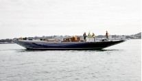 Launch of the 130 ft J Class sailing sloop Endeavour - Image by Yachting Developments